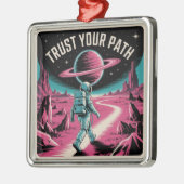 Trust Your Path Ornament Aus Metall (Links)