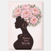 Trust Your Timing Inspirational Magnet (Vorderseite)