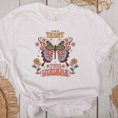 "Trust Your Vision" Boho Moth Moon Blume T-Shirt