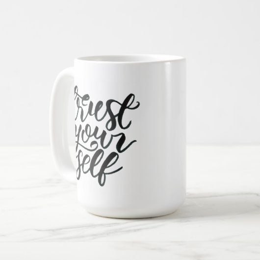 Trust yourself mug kaffeetasse (Vorderseite Links)