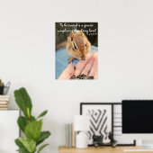 Trusted Chipmunk Poster (Heimbüro)