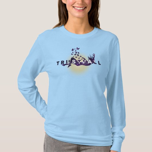 TrustFall | Frauen Langschläfchen T-Shirt (Vorderseite)