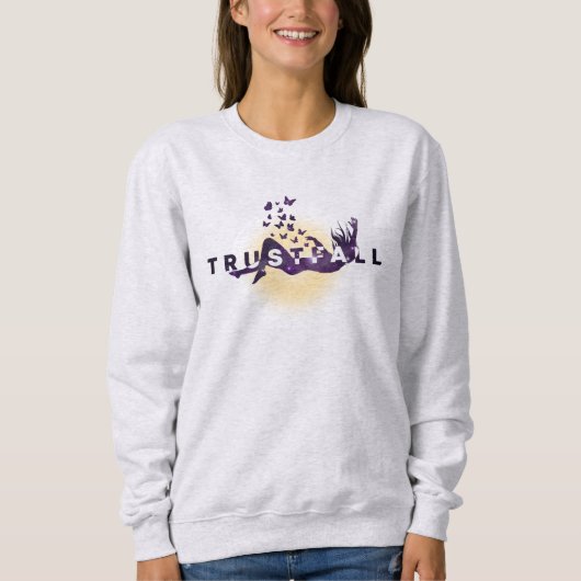 TrustFall | Frauen Sweatshirt (Vorderseite)