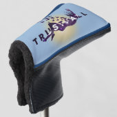 Trustfall | Putter-Abdeckung für Golf Headcover (3/4 Vorderseite)