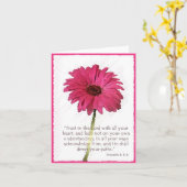 TrustintheLordZazzle Karte (Gelbe Blume)