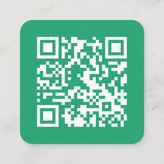 Trustpilot-Überprüfungen | Business QR Code Minima Quadratische Visitenkarte (Rückseite)