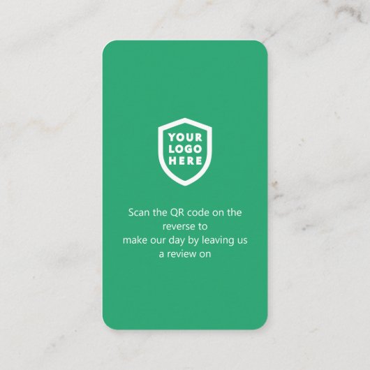 Trustpilot-Überprüfungen | Business Review UQR Cod Visitenkarte (Rückseite)