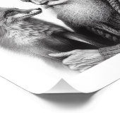 Trusts Unternehmen: Ältere Menschen mit Fox Wall A Fotodruck (Ecke)