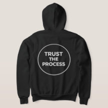 TrustTheProcess Minimalist Kreis-Typografie Frauen