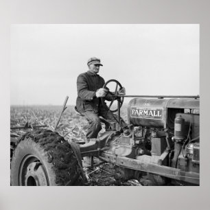 Trusty Old Tractor, 1930er Poster