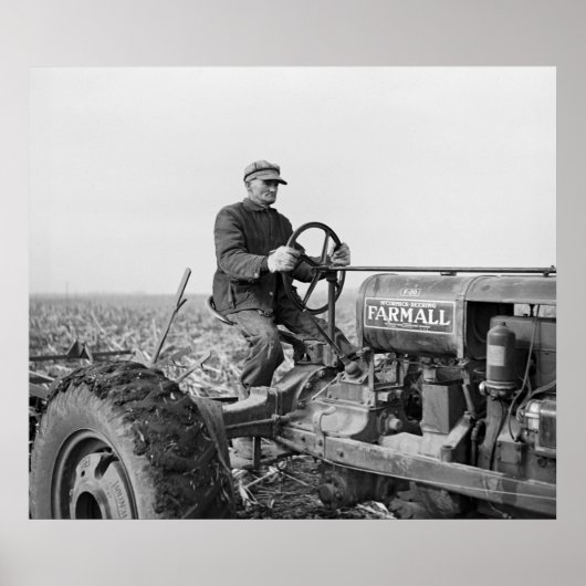 Trusty Old Tractor, 1930er Poster (Vorne)
