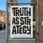 Truth As Strategy — Typography Print | Wall Art Poster