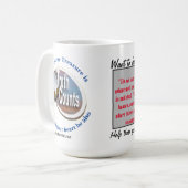 "Truth Counts" Kaffee-Tasse Kaffeetasse (Vorderseite Links)