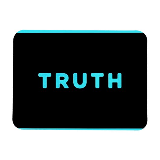 TRUTH EONESTY INTEGRITY MOTTO MOTIVIEREND EXPRESS MAGNET (Horizontal)