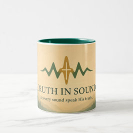 Truth in Sound Official Merch Landscape Zweifarbige Tasse