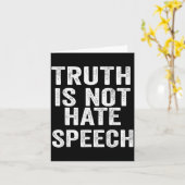 Truth Is Not Hate Speech Karte (Gelbe Blume)