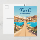 Truth or Consequences USA wird zu Wahr oder Folgen Postkarte (Vorne/Hinten)