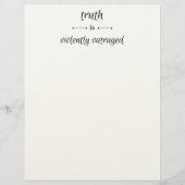 Truth or lie? briefbogen (Vorderseite)