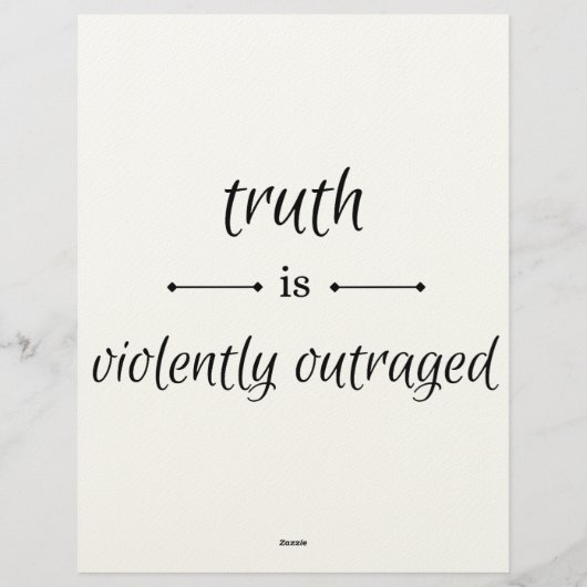 Truth or lie? briefbogen (Rückseite)