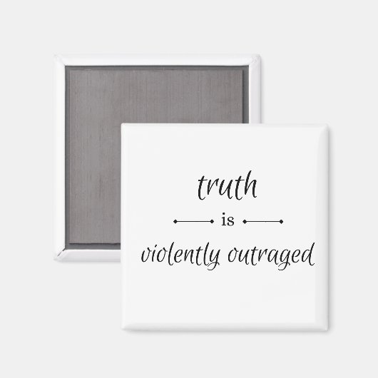 Truth or lie? magnet (Vorderseite/Rückseite)