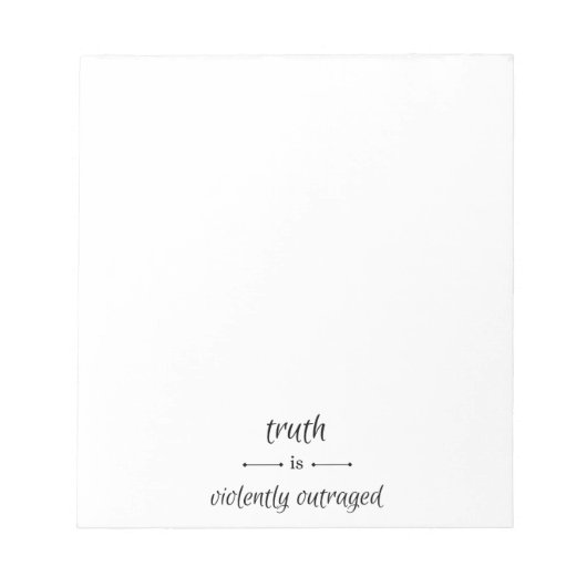 Truth or lie? notizblock (Vorderseite)