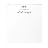 Truth or lie? notizblock (Vorderseite)