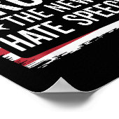 Truth The New Hate Speech Against Dei Litical Corr Poster (Ecke)