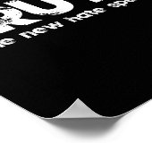 Truth The New Hate Speech Funny Quote Poster (Ecke)