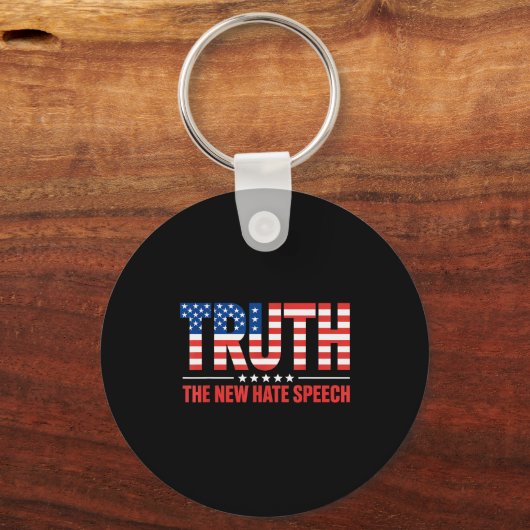 Truth The New Hate Speech Litical Correctness Usa Schlüsselanhänger (Vorderseite)