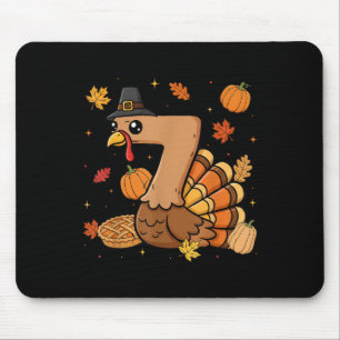 Truthahn 7 Erntedankfest Kürbis Gen Z Alpha Meme M Mousepad