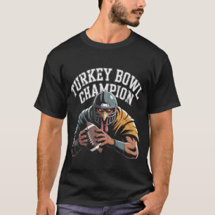 Truthahn Bowl Champion Lustiges Thanksgiving Footb T-Shirt