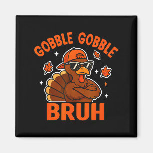 Truthahn Bruh Erntedankfest Gackern Shirt Kinder J Magnet