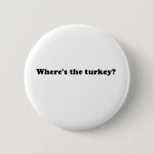 Truthahn Button (Vorderseite)