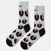 Truthahn-Design-Socken Socken (Linkes Detail)