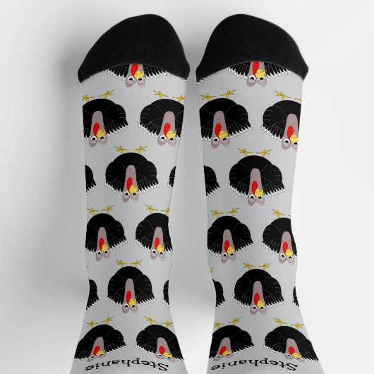 Truthahn-Design-Socken Socken (Oben)
