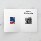 Truthahn Feiertagskarte (Innenseite)