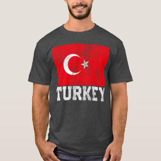 Truthahn-Flagge Familien Stolz Cory Nation Familie T-Shirt