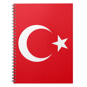 Truthahn-Flagge Notizbuch Notizblock