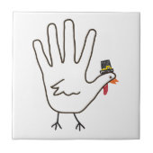 Truthahn Fliese (Vorderseite)