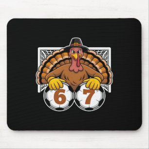 Truthahn Fußball 67 Meme Lustig Thanksgiving Sport Mousepad