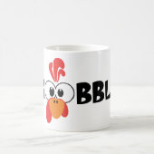 Truthahn Gesicht Gurgel Kaffeetasse (Mittel)