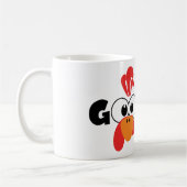 Truthahn Gesicht Gurgel Kaffeetasse (Links)