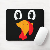 Truthahn Gesicht Kinder Lustiger Halloween Thanksg Mousepad (Mit Mouse)