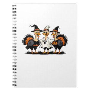 Truthahn Halloween Boo, Erntedank Truthahn, Grusel Notizblock