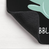 Truthahn-Handschuh-Krankenschwester-Erntedankfest Mousepad (Ecke)