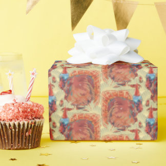 Truthahn im Stroh Geschenkpapier