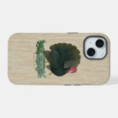 Truthahn im Vintage-Stil iPhone 15 Hülle (Rückseite (Horizontal))