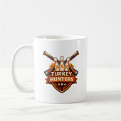 Truthahn-Jäger-Bowling-Team-Logo Kaffeetasse (Links)