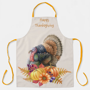 Truthahn-Kürbisse Thanksgiving-Schürze Schürze