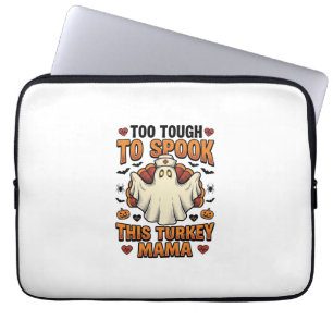 Truthahn-Mama-Halloween-Shirt mit Vintage-Nurse-Gh Laptopschutzhülle